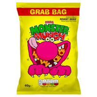 British Crisps - Monster Munch Roast Beef