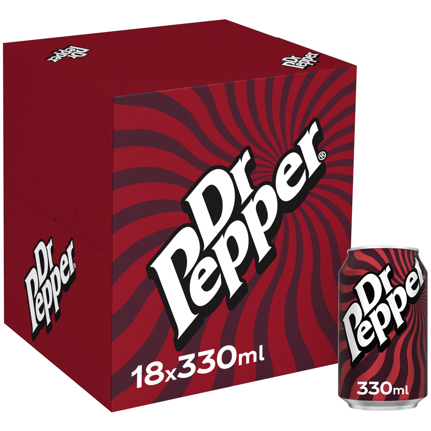 Dr Pepper Cans 18x330ml