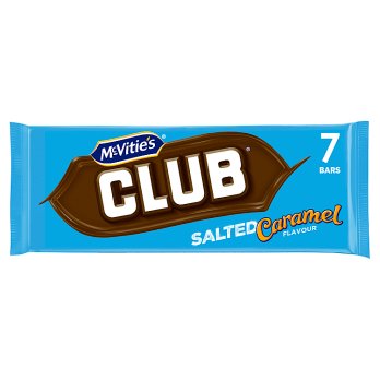 Mcvities Club Salted Caramel Biscuit 7pk