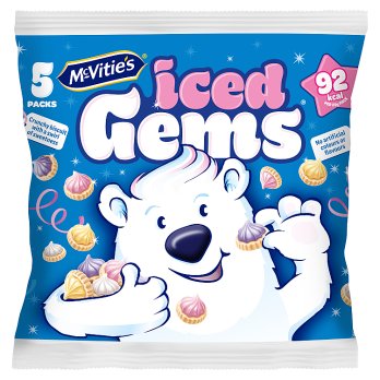 McVitie's Iced Gems 5PK
