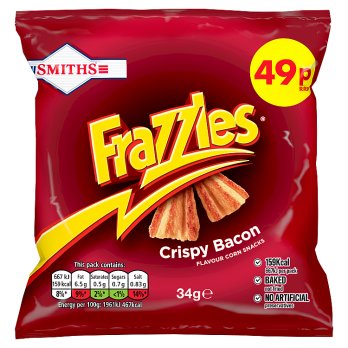 CLEARANCE - Frazzles Bacon 30x34g box