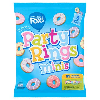 Fox's Party Rings Minis 6pk