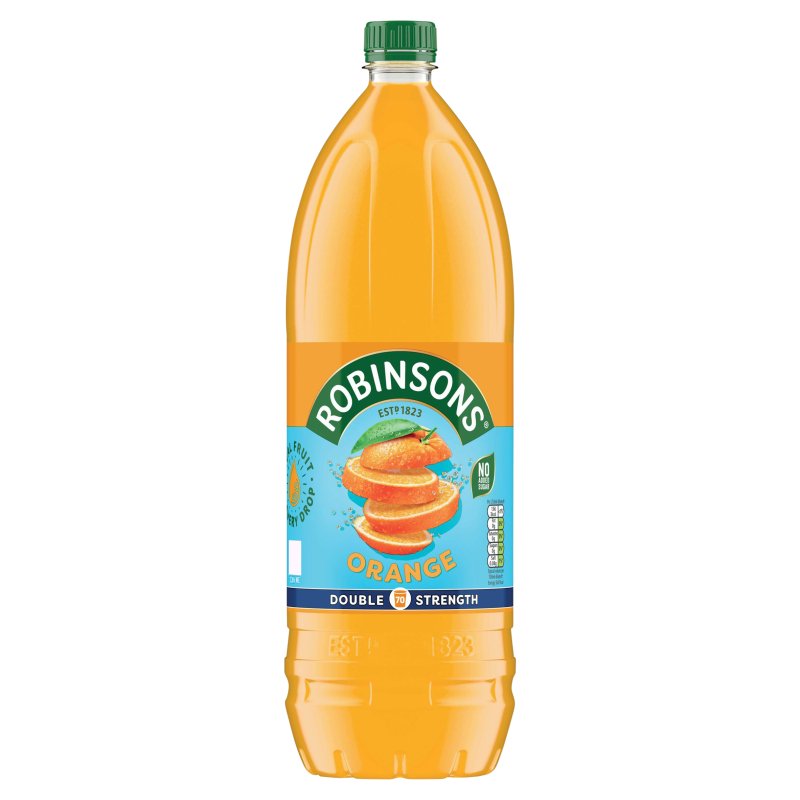 Robinsons Double Strength Orange No Added Sugar Squash 1L