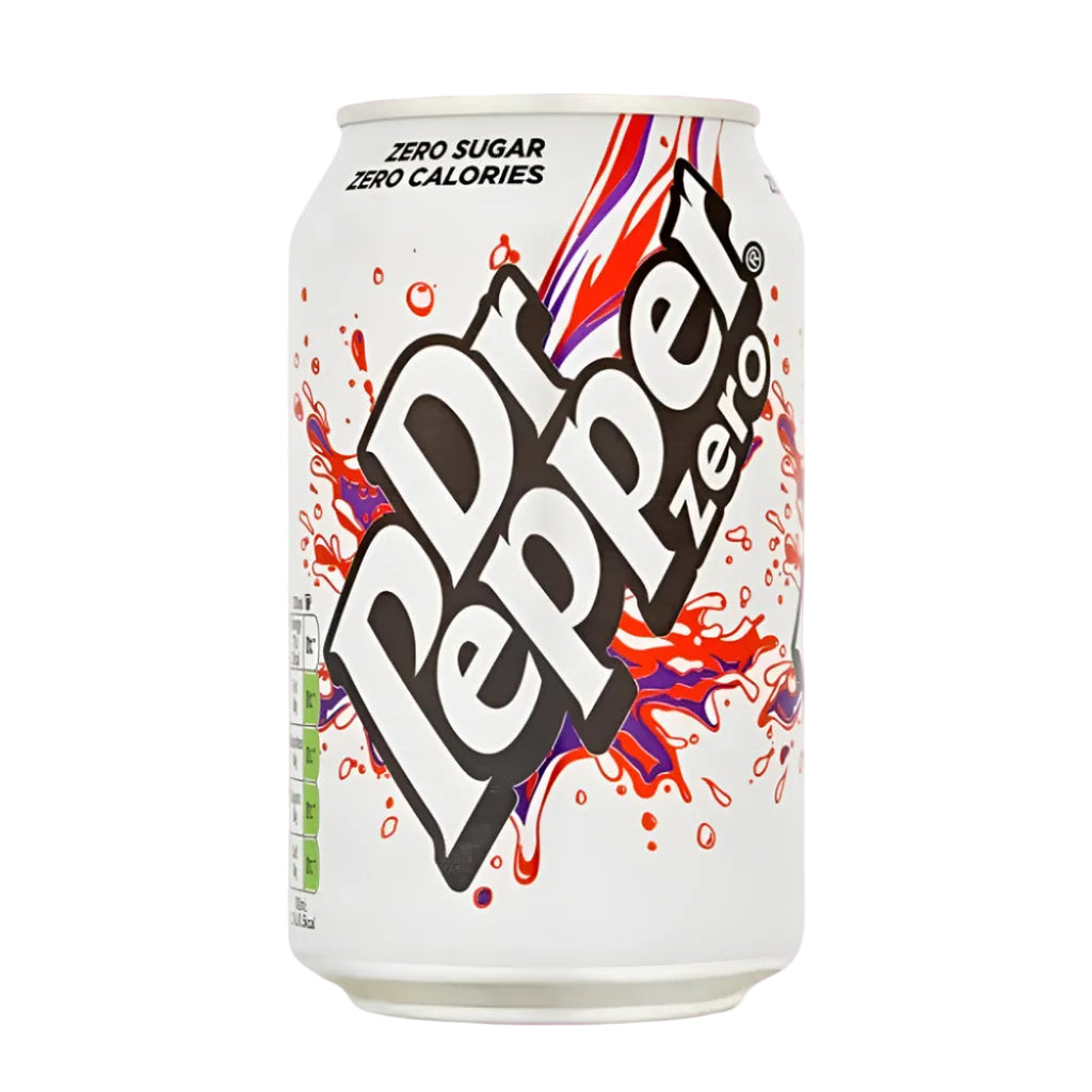 Dr Pepper Zero Cans 330ml