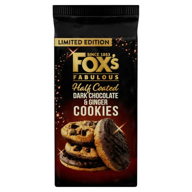Fox's Fabulous Dark Chocolate & Ginger Cookies 175g