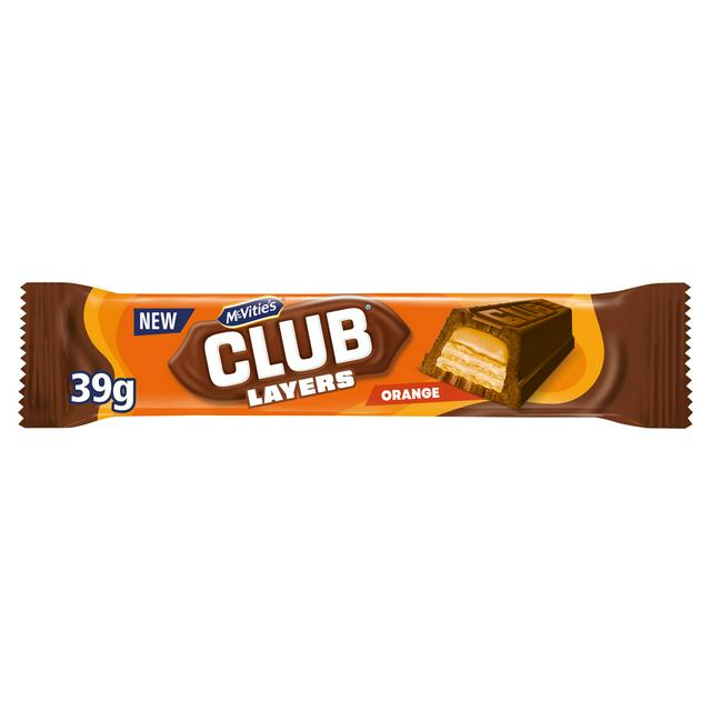 McVities Club Orange Bar 39g