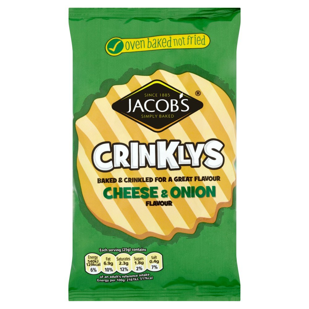 Jacobs Crinkly Cheese & Onion 45g