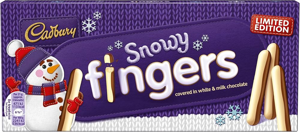 Cadbury Snowy Fingers 115g