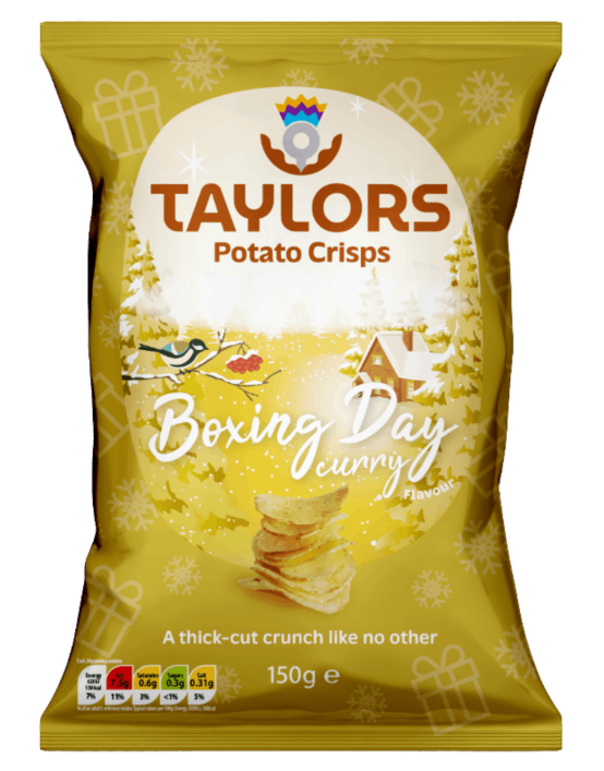 Taylors Boxing Day Curry Crisps 150g