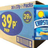 CLEARANCE - Smiths Chipsticks Salt & Vinegar 30X37G - BOX