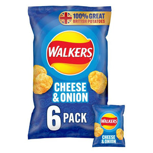 Walkers Cheese & Onion 6PK