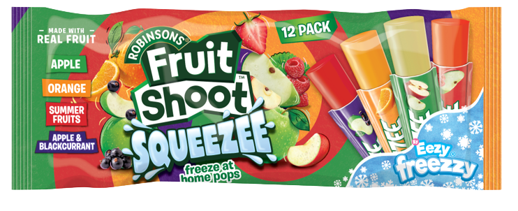 Fruit Shoot Squeezee Freeze at Home Ice Pops 12 Pack