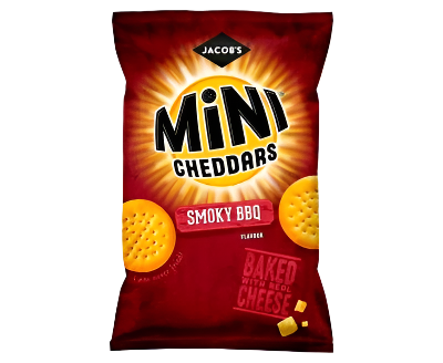 Jacob's Mini Cheddars Smoky BBQ 45g