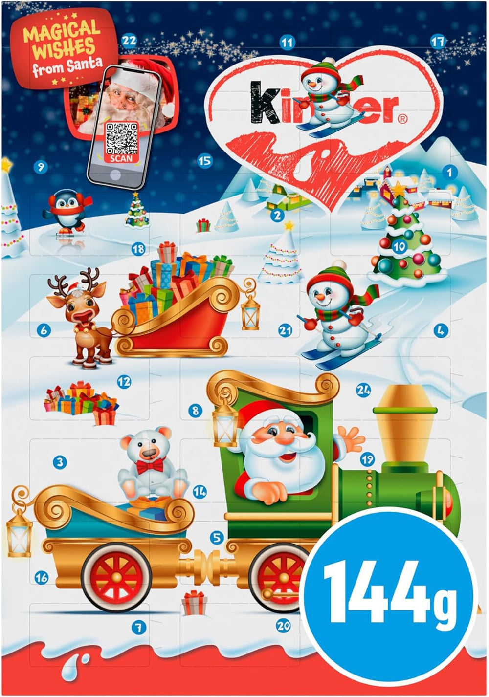 Kinder Advent Calendar 144g