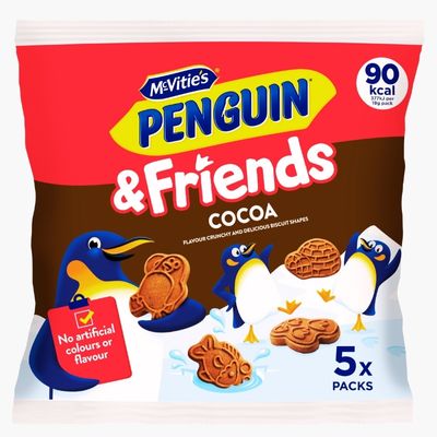 McVitie's Penguin & Friends Cocoa Biscuits 5pk