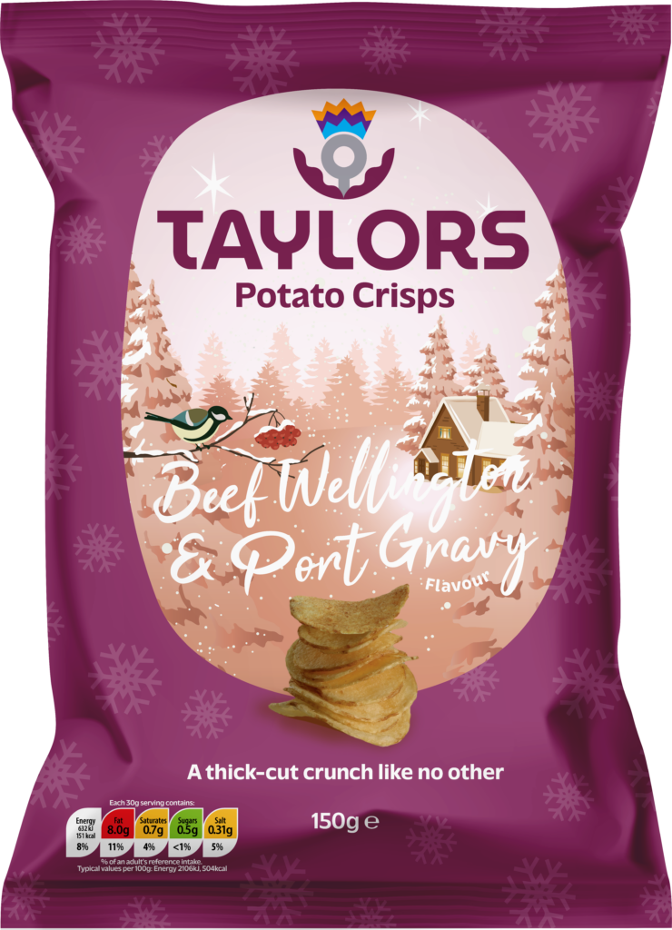 Taylors Beef Wellington & Port Gravy Crisps 150g