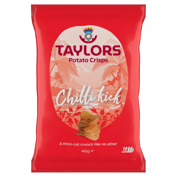 British Crisps - Taylors Chilli Kick Potato Crisps