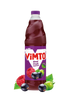 Vimto bottle with a purple label featuring fruit illustrations on a white background
