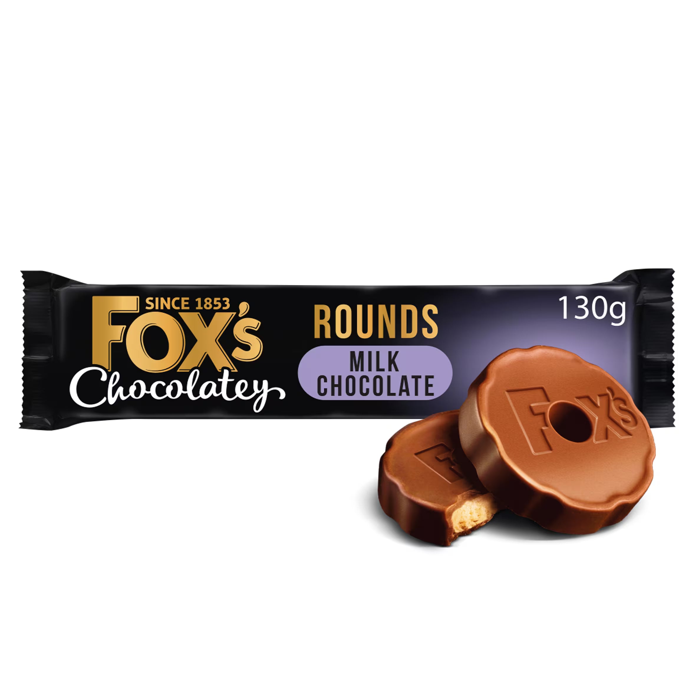 Fox's Chocolatey Shortcake Rounds 130g