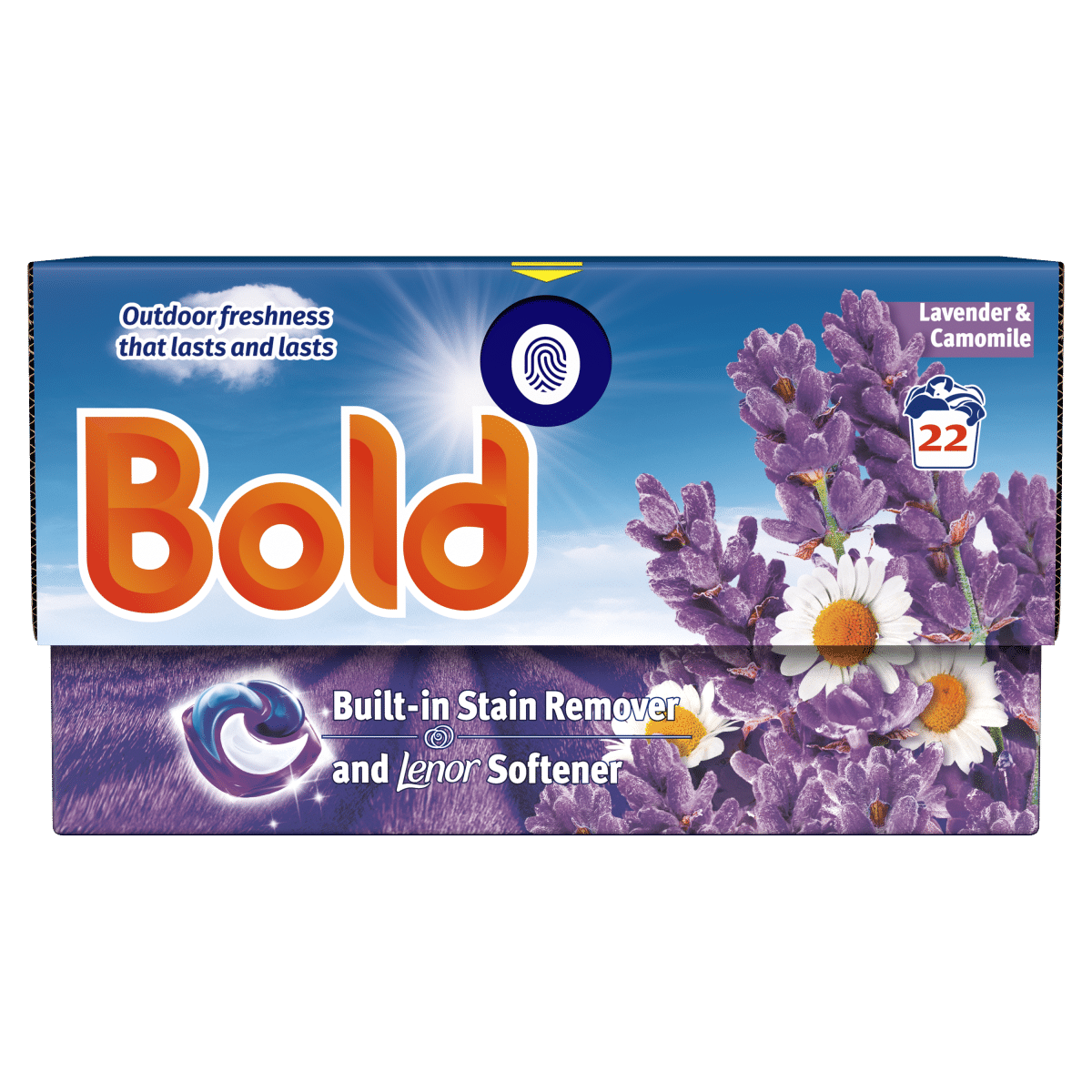 Bold PODS Washing Liquid Capsules 22 Washes, Lavender and Camomile
