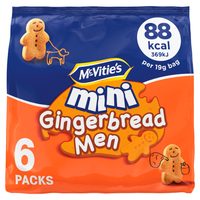 McVitie's Mini Gingerbread Men 6pk