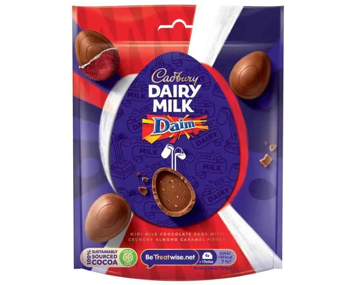 Cadbury Dairy Milk Mini Daim Eggs 77g