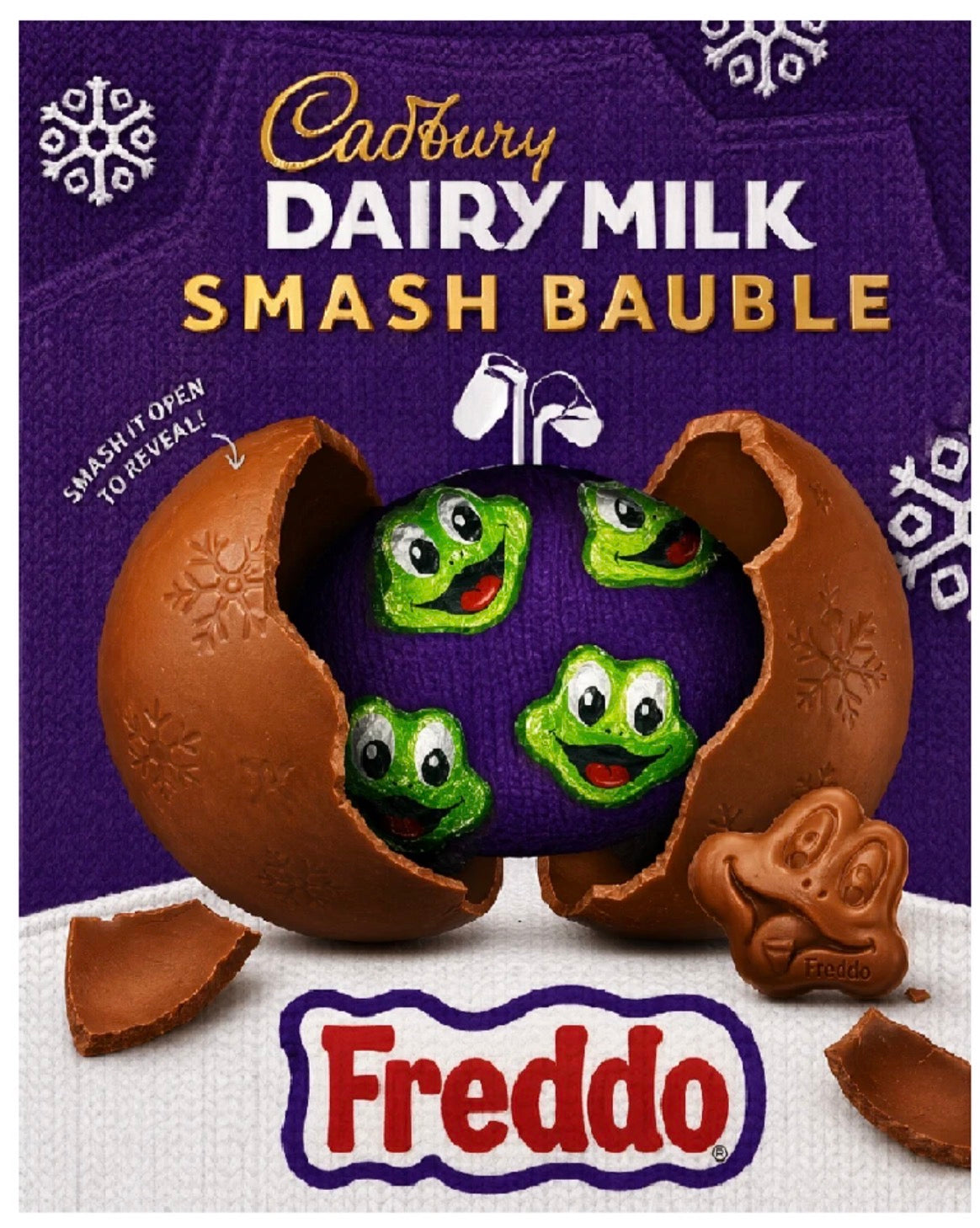 Cadbury Dairy Milk Smash Bauble Freddo 90g