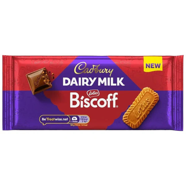 Cadbury Dairy Milk Biscoff Block 350g