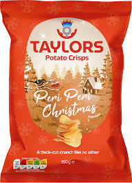Taylors Peri Peri Christmas Crisps 150g