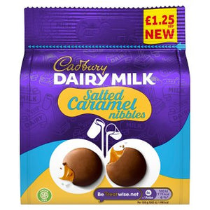 Cadbury Salted Caramel Nibbles Pouch 95g - CLEARANCE