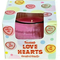 Swizzles Love Hearts Strawberry Scented Candle