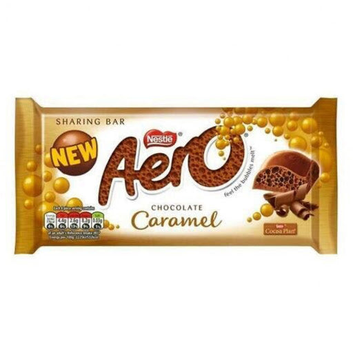 Nestle Aero Caramel Large Block 295g - MELTED