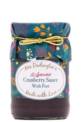 Mrs Darlington's Splendid Cranberry Sauce with Port 200g