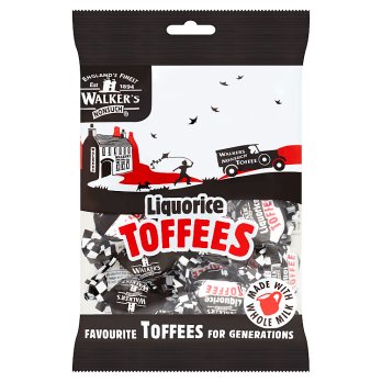 British Sweets - Liquorice Toffee Bags