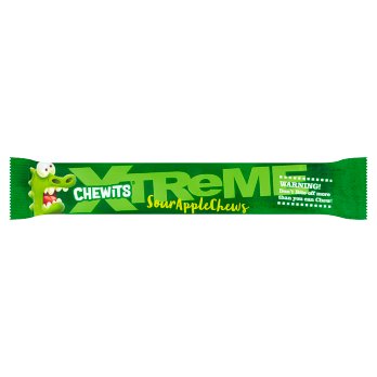 British Sweets - Chewits Extreme Sour Apple