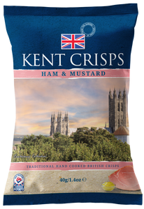 Kent Crisps Ham & Mustard 40g
