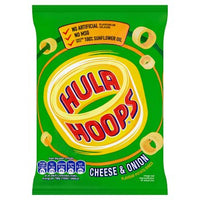 British Crisps - Hula Hoops Cheese & Onion
