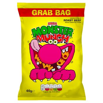 British Crisps - Monster Munch Roast Beef 