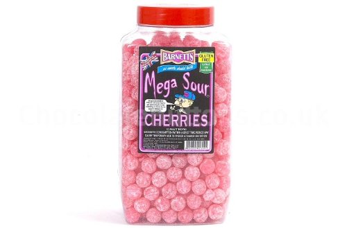 British Sweets - Barnetts Mega Sour Cherry 