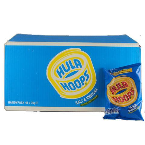 Hula Hoops Salt & Vinegar 34g